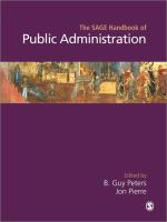 Handbook of public administration /