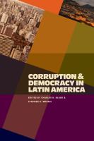 Corruption & democracy in Latin America /