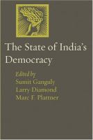 The state of India's democracy /