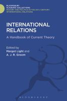 International relations : a handbook of current theory /