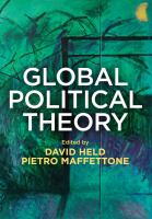 Global political theory /