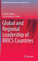Global and regional leadership of BRICS countries /