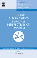 Nuclear disarmament : regional perspectives on progress /