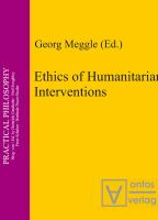 Ethics of humanitarian interventions /