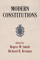Modern constitutions /