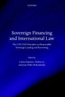 Sovereign financing and international law : the UNCTAD principles on responsible sovereign lending and borrowing /