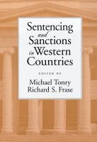 Sentencing and sanctions in western countries /