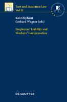 Employers' liability and workers' compensation /