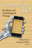 Constitution 3.0 : Freedom and Technological Change /