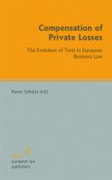 Compensation of private losses : the evolution of torts in European business law /