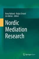 Nordic mediation research /