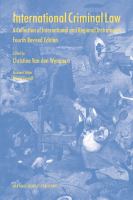 International criminal law : a collection of international and regional instruments.