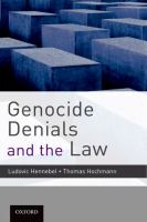 Genocide denials and the law /
