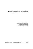 The University in transition.