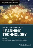 The Wiley handbook of learning technology /