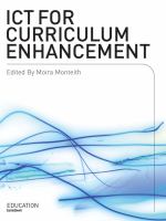 ICT for curriculum enhancement