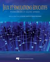 Jeux et simulations éducatifs : études de cas et leçons apprises /