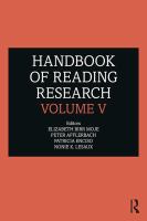 Handbook of reading research.