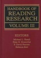 Handbook of reading research /
