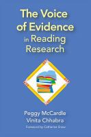 The voice of evidence in reading research /