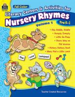 Literacy centers & activities for nursery rhymes /