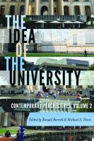 The idea of the university :