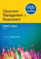 Classroom management & assessment /
