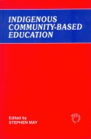 Indigenous community-based education /