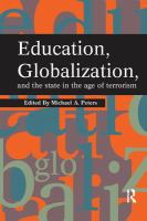 Education, globalization, and the state in the age of terrorism /