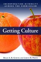 Getting culture : incorporating diversity across the curriculum /