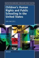 Children's human rights and public schooling in the United States /
