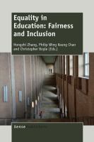 Equality in education : fairness and inclusion /