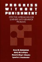Progress without punishment : effective approaches for learners with behavior problems /