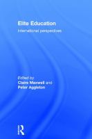 Elite education : international perspectives /