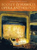 Boosey & Hawkes opera anthology : baritone/bass /