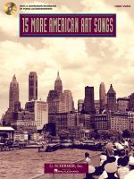 15 more American art songs : with a companion recording of piano accompaniments /
