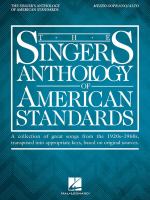 The singer's anthology of American standards /