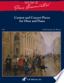 Contest and concert pieces for oboe and piano /