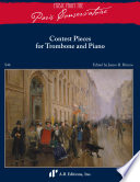 Contest pieces for trombone and piano /