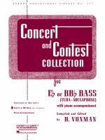 Concert and contest collection : for E♭ or BB♭ bass (Tuba-Sousaphone) with piano accompaniment /
