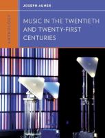 Anthology for Music in the twentieth and twenty-first centuries /