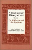 A Documentary history of art /