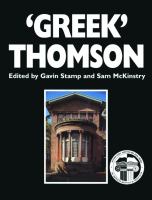 'Greek' Thomson /