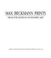 Max Beckmann prints from the Museum of Modern Art /