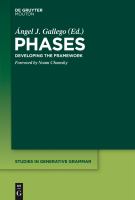 Phases : developing the framework /