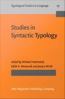 Studies in syntactic typology /
