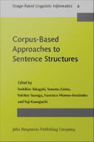 Corpus-based approaches to sentence structures /