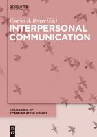 Interpersonal communication /