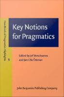 Key notions for pragmatics /
