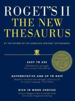 Roget's II : the new thesaurus /